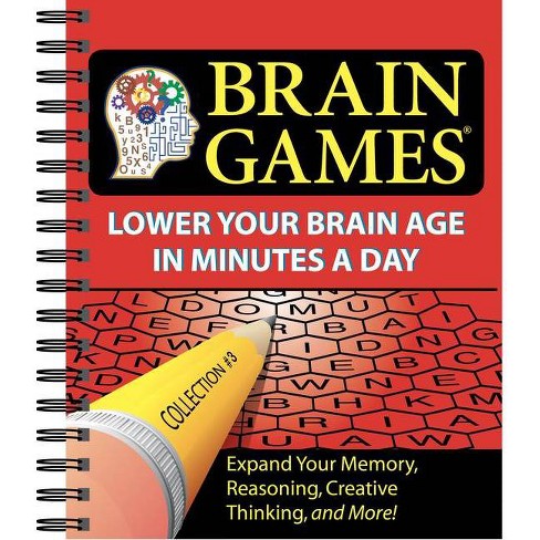 Brain Games - (Brain Games - Lower Your Brain Age in Minutes a Day) by  Publications International Ltd & Brain Games (Spiral Bound)