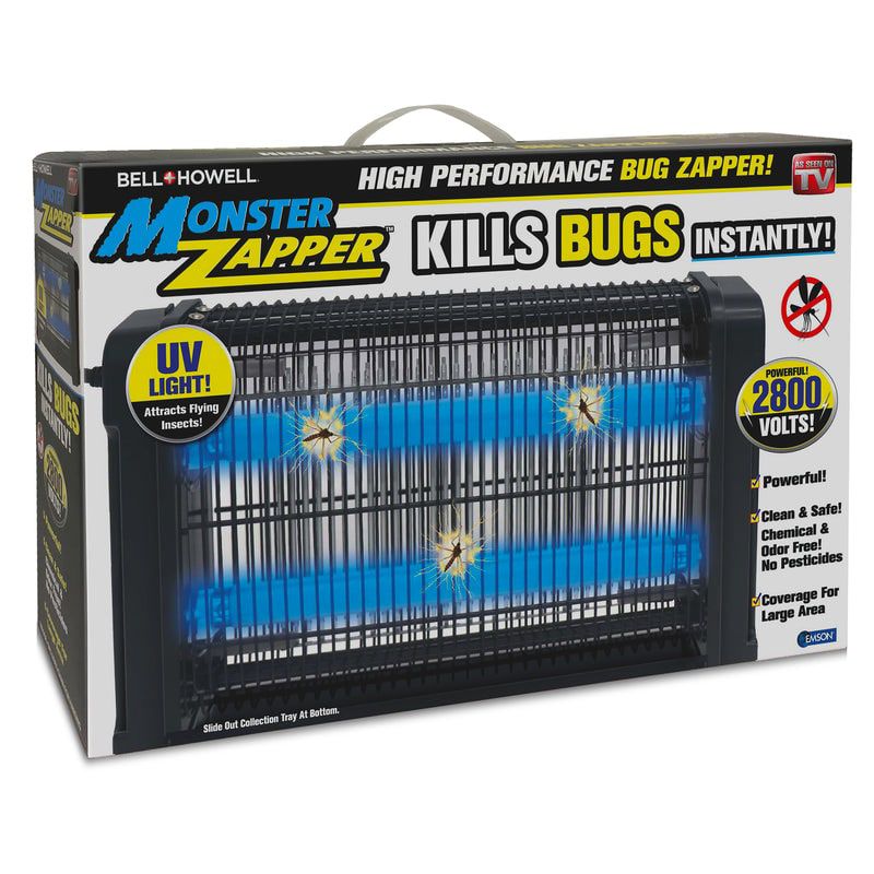Bell + Howell As Seen On TV Indoor Insect And Mosquito Zapper 3000 sq ft 20 W, 1 of 5
