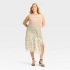 Women's Lace Trim Midi Slip Dress - Future Collective - 3 of 3