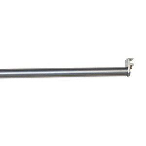 Versailles 5/8" Diameter Double-Up Curtain Rod - Silver - 1 of 4