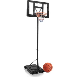Probe Hues Basketball Hoop Outdoor 5.58-10ft, Portable System with Telescoping Handle - 1 of 3