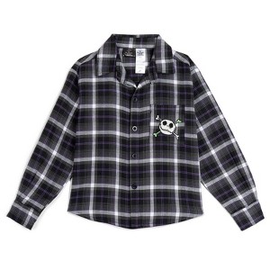 Disney Junior Flannel Button Down Dress Shirt Sizes (2T - 14-16) - 1 of 4