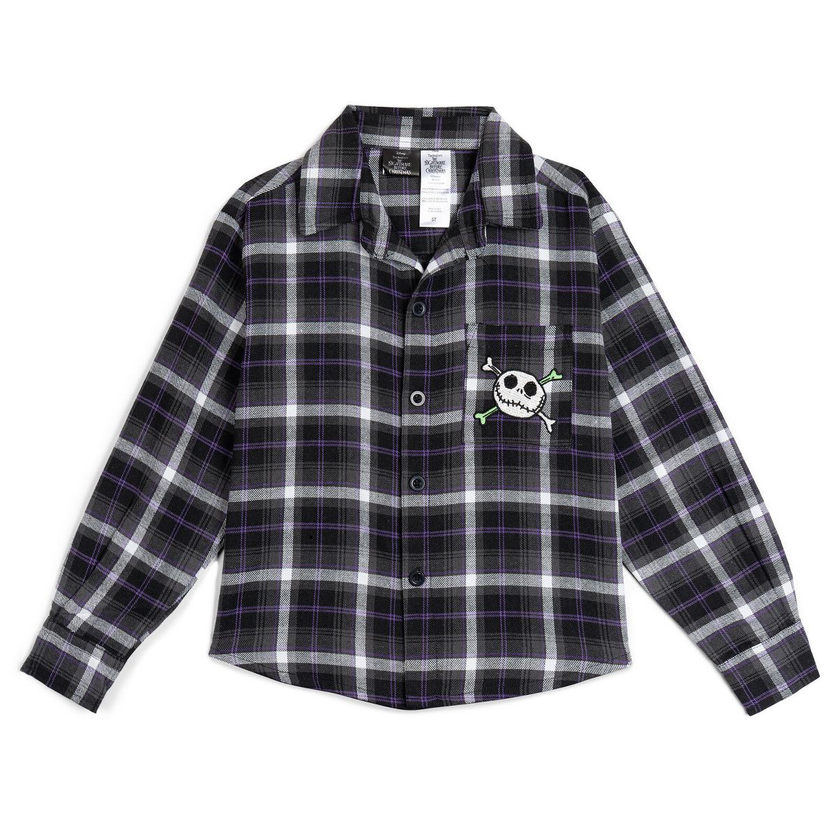 Disney Flannel Button Down Dress Shirt