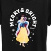 Women's - Disney - Merry And Bright Snow White Short Sleeve Graphic T-Shirt - 2 of 4