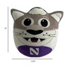 NCAA Northwestern Wildcats Plushie Mascot Pillow: Sports Team Logo Novelty Pillow - 2 of 2