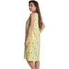 Just Love Womens Nightgown - Sleeveless Henley Oversized Sleepwear Gown - 2 of 3
