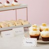 Best Paper Greetings 100 Pack Place Cards for Table Setting - Blank Name Cards for Wedding, Banquets, Gold Polka Dot 3.5 x 2 In - 4 of 4