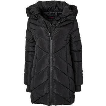 Sportoli Women's Winter Coat Down Alternative Hooded Long Vestee Puffer Jacket