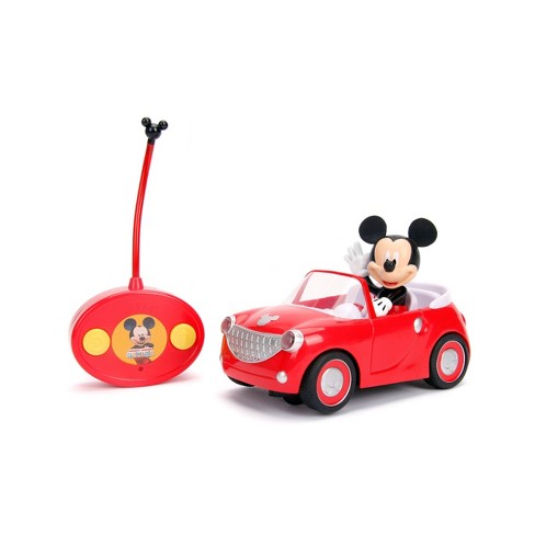 Jada Toys Disney Junior Rc Mickey Mouse Club House Roadster Remote Control Vehicle 7 Glossy Red Target