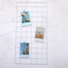 Unique Bargains Metal Wall Photo Pictures Display Decorative Wire Grid Panels - 4 of 4