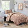 Juliette Luxe Comforter Set Velvet Lush with Soft Brushed Microfiber Reverse, Fluffy Comforter Bed Set, Matching Sham - 4 of 4