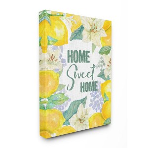 Stupell Industries Home Sweet Summer Floral and Lemon Citrus - 1 of 4