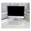 Kantek Glass Corner Monitor Riser, 19.7" x 11" x  3.25", Clear, Supports 40 lbs - 3 of 4