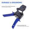 Yescom PEX Cinch Clamp Tool 3/8" 1/2" 5/8" 3/4" 1" One-handed Ratcheting Crimper ASTM F2098 blue - 4 of 4