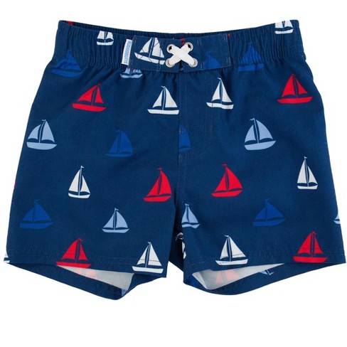 Ruggedbutts Baby Boys Swim Trunks - Sail Away, 12-18m : Target