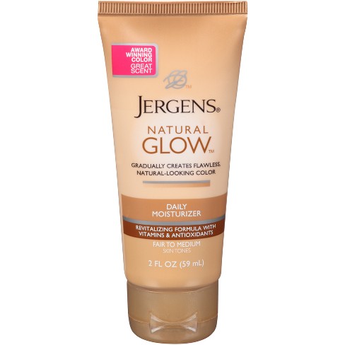 Jergens Natural Glow Daily Moisturizer Fair Medium 2oz Target