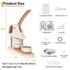 Button Maker Machine – Multi-Size Photo Badge Maker with Magic Book, Round Cutter & Parts – Orange DIY Craft Kit for Home - 2 of 4