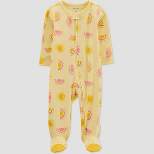 Carter's Just One You®️ Baby Girls' Rainbow Sun Footed Pajama