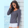 Women's 2 Pack Striped Long Sleeve Tops - LASCANA - 3 of 4