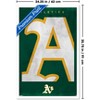 Trends International MLB Oakland Athletics - Logo 25 Framed Wall Poster Prints - 3 of 4