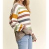 Women's Multicolor Stripe Sweater - ADORA - 2 of 4