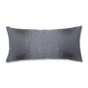 Illuminaire Pewter Bolster Oversize Lumbar Throw Pillow - Pillow Perfect, Gray