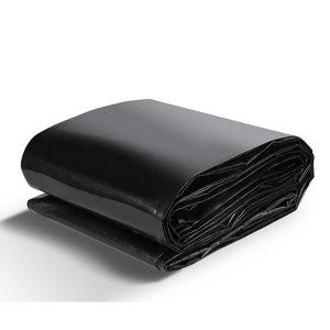 VEVOR Pond Liner, 10 x 13 ft 20 Mil Thickness, Pliable LLDPE Material Pond Skins, Easy Cutting Underlayment for Fish or Koi Ponds, Black - 1 of 4