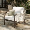 Nathan James Luciano Outdoor Accent Chair White - 2 of 4