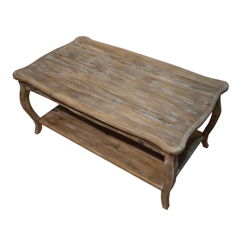 Rustic Reclaimed Coffee Table Driftwood - Alaterre Furniture, 4 of 6