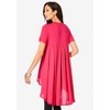 Roaman's Women's Plus Size Georgette-Back Ultra Femme Tunic - 3 of 4