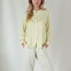 Anna-Kaci Lounge Women's Woven Pajama Set with Long Sleeve Button-Up Top Elastic Cuff Sleeves and Relaxed Gingham Print Lounge Pants - 4 of 4