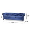 Christopher Knight Home Parkhurst 3 Seater Sofa with Nailhead Trim - 3 of 4