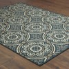 Oriental Weavers Latitude 609B3 Teal/ Grey Indoor/Outdoor Area Rug - 3'3" x 5' - 3 of 4