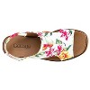 Corkys Women's Freddie Wedge Sandals, White Floral - 4 of 4