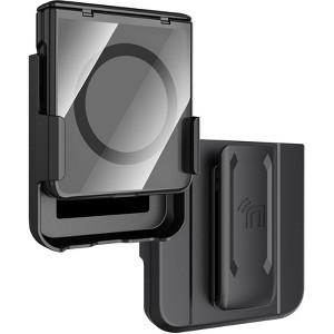 Nakedcellphone Combo for Samsung Galaxy Z Flip 7 Phone - Case with Built-In Screen/Hinge Protector and Belt Clip Holster - Compatible with MagSafe - 1 of 4