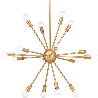 Ion 16-Light Polished Nickel Space-Age Chandelier