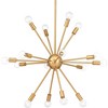 Progress Lighting Ion 16-Light Chandelier, Polished Nickel, Space-Age Inspired, Candelabra Lamps, Design Series Collection - 2 of 4