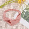 Unique Bargains Women's Button Stripe Elastic Headwrap 1 Pc - 4 of 4