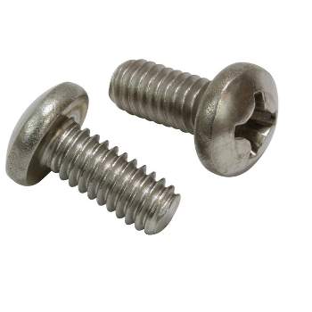 Bolt Dropper Phillips Machine Screw Stainless Steel, 100pcs Silver