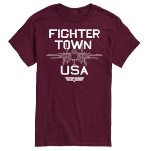 Men's - Top Gun - Property of Fighter Town Short Sleeve Graphic T-Shirt - 1 of 4