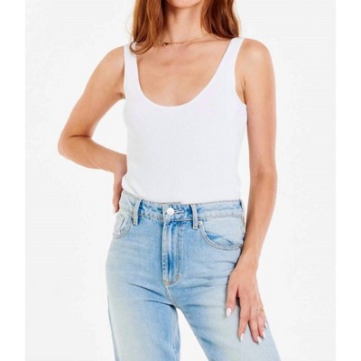 Women's Elvira U-Neck Ribbed Bodysuit - Another Love
