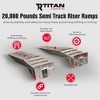 Titan Ramps Heavy Duty Aluminum Semi Truck Riser Ramps with 20,000 Pound Capacity, Lightweight and Durable Design, 9 Inch Lift, Silver - 2 of 4