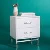Ranger Faux Shagreen Nightstan - SFV1526 - Safavieh Couture - 2 of 4