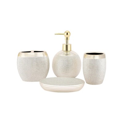 Hush Sun Ceramic Bathroom Essential Accessory Set