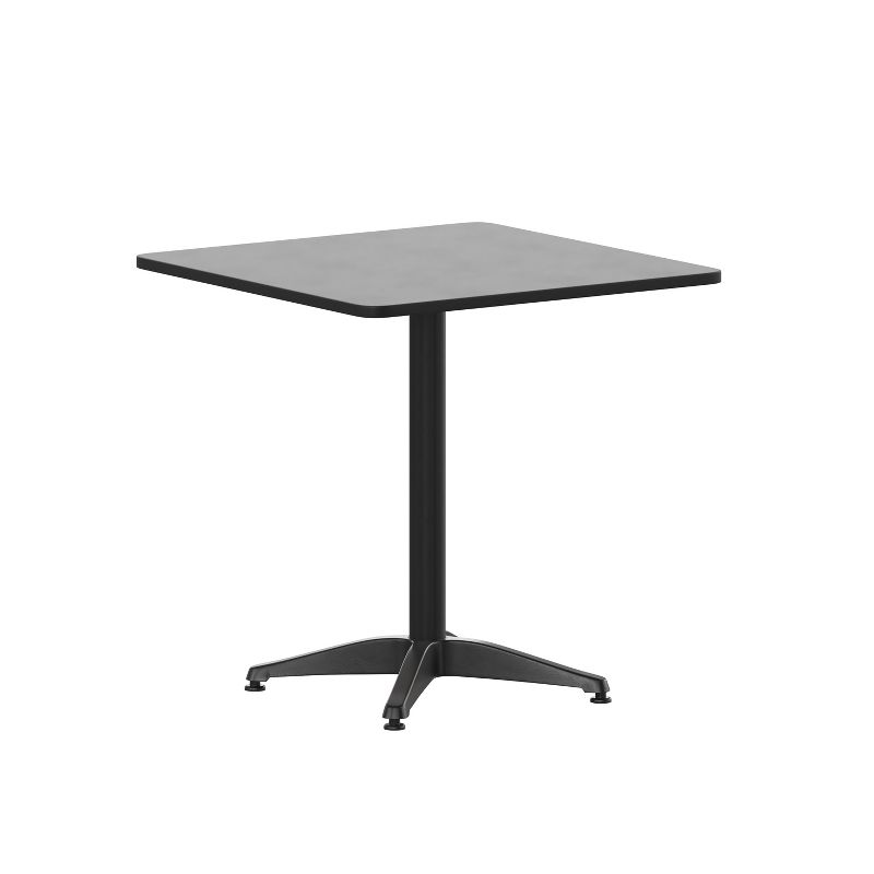Flash Furniture Mellie 27.5'' Square Aluminum Indoor-Outdoor Table with Base, 1 of 11