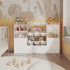 Coucheta 4-Tier Kids Toy Organizer & Bookshelf - with Removable Bins for Multi-Room Storage in Kids' Bedroom, Classroom & Nursery - 4 of 4