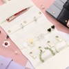 Unique Bargains PU Leather Portable Travel Jewelry Organizer Roll Bag 1 Pc - 3 of 3
