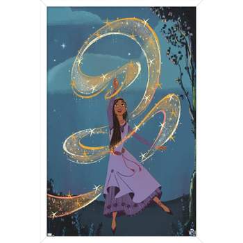 Trends International Disney Wish - Collage Poster 6 (Asha) Framed Wall Poster Prints