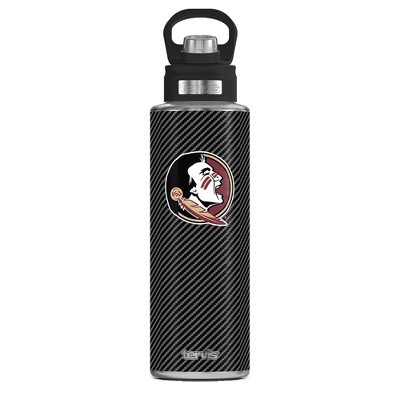 NCAA Florida State Seminoles Carbon Fiber Wide Mouth Water Bottle - 40oz