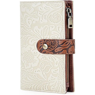FATMOON Women’s RFID Blocking Trifold Wallet - Stylish Vegan Leather Purse with Large Capacity & Zipper Coin Pocket for Travel Everyday Use
